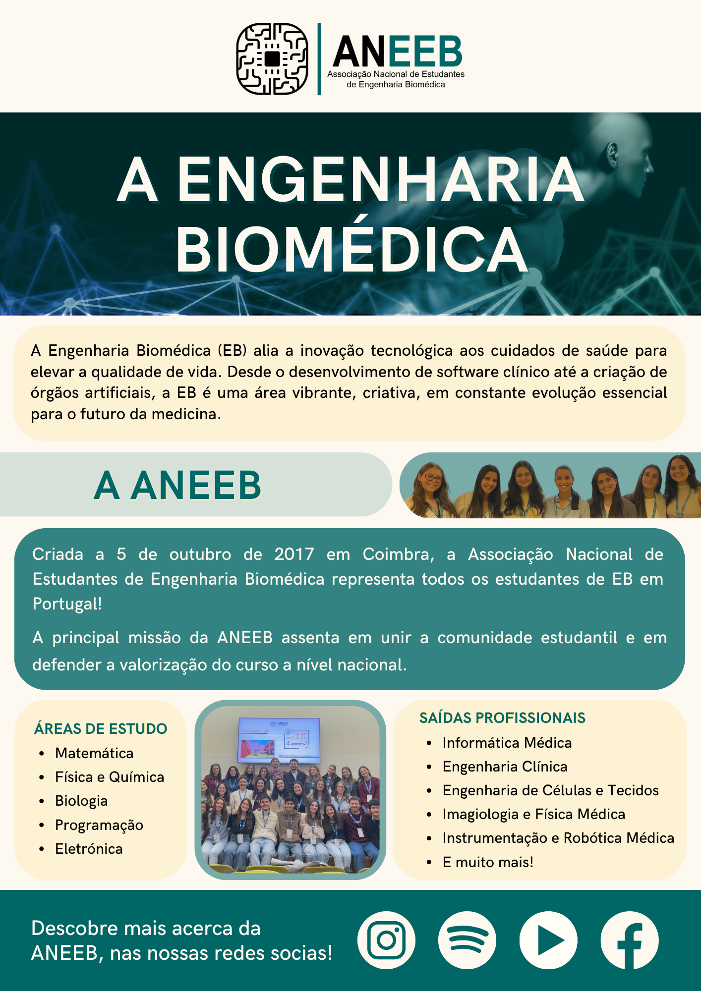 Flyer - Estudantes no Ensino Secundário